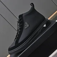 Cheap Armani High Tops Shoes For Men #1408400 Replica Wholesale [$82.00 USD] [ITEM#1408400] on Replica Armani High Tops Shoes