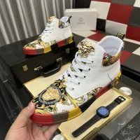 Cheap Versace High Tops Shoes For Men #1408407 Replica Wholesale [$82.00 USD] [ITEM#1408407] on Replica Versace High Tops Shoes
