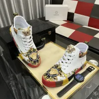 Cheap Versace High Tops Shoes For Men #1408407 Replica Wholesale [$82.00 USD] [ITEM#1408407] on Replica Versace High Tops Shoes