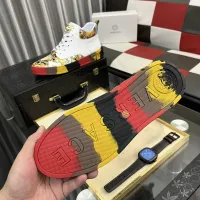 Cheap Versace High Tops Shoes For Men #1408407 Replica Wholesale [$82.00 USD] [ITEM#1408407] on Replica Versace High Tops Shoes