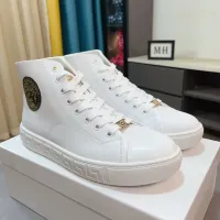 Cheap Versace High Tops Shoes For Men #1408409 Replica Wholesale [$80.00 USD] [ITEM#1408409] on Replica Versace High Tops Shoes