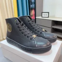 Cheap Versace High Tops Shoes For Men #1408410 Replica Wholesale [$80.00 USD] [ITEM#1408410] on Replica Versace High Tops Shoes