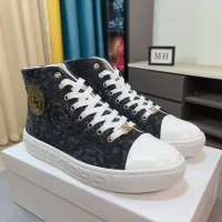 Cheap Versace High Tops Shoes For Men #1408412 Replica Wholesale [$80.00 USD] [ITEM#1408412] on Replica Versace High Tops Shoes