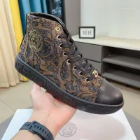 Cheap Versace High Tops Shoes For Men #1408413 Replica Wholesale [$80.00 USD] [ITEM#1408413] on Replica Versace High Tops Shoes