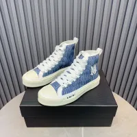 Cheap Amiri High Tops Shoes For Men #1408433 Replica Wholesale [$112.00 USD] [ITEM#1408433] on Replica Amiri High Tops Shoes
