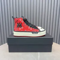Cheap Amiri High Tops Shoes For Women #1408438 Replica Wholesale [$112.00 USD] [ITEM#1408438] on Replica Amiri High Tops Shoes