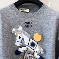 Cheap MIU MIU Sweaters Long Sleeved For Women #1408445 Replica Wholesale [$102.00 USD] [ITEM#1408445] on Replica MIU MIU Sweaters