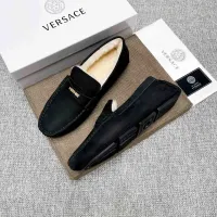 Cheap Versace Leather Shoes For Men #1408512 Replica Wholesale [$80.00 USD] [ITEM#1408512] on Replica Versace Leather Shoes