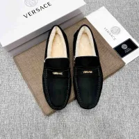 Cheap Versace Leather Shoes For Men #1408512 Replica Wholesale [$80.00 USD] [ITEM#1408512] on Replica Versace Leather Shoes