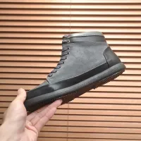 Cheap Prada High Top Shoes For Men #1408513 Replica Wholesale [$92.00 USD] [ITEM#1408513] on Replica Prada High Top Shoes