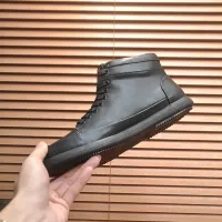 Cheap Prada High Top Shoes For Men #1408515 Replica Wholesale [$92.00 USD] [ITEM#1408515] on Replica Prada High Top Shoes