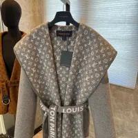 Cheap Louis Vuitton LV Coats Long Sleeved For Women #1408550 Replica Wholesale [$416.53 USD] [ITEM#1408550] on Replica Louis Vuitton LV Coats