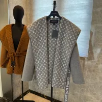 Cheap Louis Vuitton LV Coats Long Sleeved For Women #1408550 Replica Wholesale [$416.53 USD] [ITEM#1408550] on Replica Louis Vuitton LV Coats