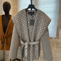 Cheap Louis Vuitton LV Coats Long Sleeved For Women #1408550 Replica Wholesale [$416.53 USD] [ITEM#1408550] on Replica Louis Vuitton LV Coats