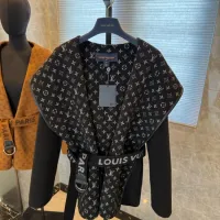 Cheap Louis Vuitton LV Coats Long Sleeved For Women #1408551 Replica Wholesale [$416.53 USD] [ITEM#1408551] on Replica Louis Vuitton LV Coats