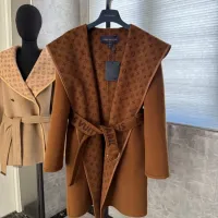 Cheap Louis Vuitton LV Coats Long Sleeved For Women #1408561 Replica Wholesale [$406.61 USD] [ITEM#1408561] on Replica Louis Vuitton LV Coats