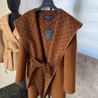 Cheap Louis Vuitton LV Coats Long Sleeved For Women #1408561 Replica Wholesale [$406.61 USD] [ITEM#1408561] on Replica Louis Vuitton LV Coats