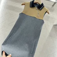 Cheap MIU MIU Dresses Sleeveless For Women #1408595 Replica Wholesale [$64.00 USD] [ITEM#1408595] on Replica MIU MIU Dresses