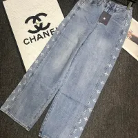 Cheap Louis Vuitton LV Jeans For Women #1408607 Replica Wholesale [$72.00 USD] [ITEM#1408607] on Replica Louis Vuitton LV Jeans