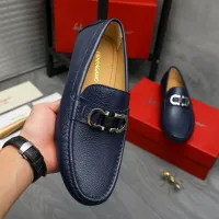 Cheap Salvatore Ferragamo Leather Shoes For Men #1408681 Replica Wholesale [$82.00 USD] [ITEM#1408681] on Replica Salvatore Ferragamo Leather Shoes