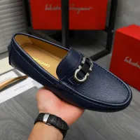 Cheap Salvatore Ferragamo Leather Shoes For Men #1408681 Replica Wholesale [$82.00 USD] [ITEM#1408681] on Replica Salvatore Ferragamo Leather Shoes
