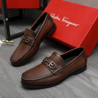 Cheap Salvatore Ferragamo Leather Shoes For Men #1408683 Replica Wholesale [$85.00 USD] [ITEM#1408683] on Replica Salvatore Ferragamo Leather Shoes
