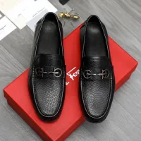 Cheap Salvatore Ferragamo Leather Shoes For Men #1408684 Replica Wholesale [$85.00 USD] [ITEM#1408684] on Replica Salvatore Ferragamo Leather Shoes