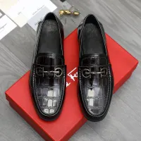 Cheap Salvatore Ferragamo Leather Shoes For Men #1408686 Replica Wholesale [$85.00 USD] [ITEM#1408686] on Replica Salvatore Ferragamo Leather Shoes