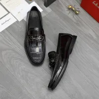 Cheap Salvatore Ferragamo Leather Shoes For Men #1408686 Replica Wholesale [$85.00 USD] [ITEM#1408686] on Replica Salvatore Ferragamo Leather Shoes