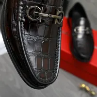 Cheap Salvatore Ferragamo Leather Shoes For Men #1408686 Replica Wholesale [$85.00 USD] [ITEM#1408686] on Replica Salvatore Ferragamo Leather Shoes
