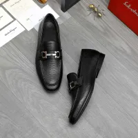 Cheap Salvatore Ferragamo Leather Shoes For Men #1408688 Replica Wholesale [$85.00 USD] [ITEM#1408688] on Replica Salvatore Ferragamo Leather Shoes