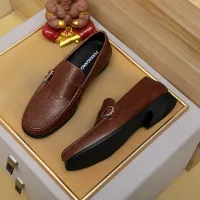 Cheap Salvatore Ferragamo Leather Shoes For Men #1408689 Replica Wholesale [$88.00 USD] [ITEM#1408689] on Replica Salvatore Ferragamo Leather Shoes