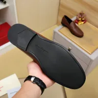 Cheap Salvatore Ferragamo Leather Shoes For Men #1408689 Replica Wholesale [$88.00 USD] [ITEM#1408689] on Replica Salvatore Ferragamo Leather Shoes