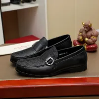 Cheap Salvatore Ferragamo Leather Shoes For Men #1408690 Replica Wholesale [$88.00 USD] [ITEM#1408690] on Replica Salvatore Ferragamo Leather Shoes