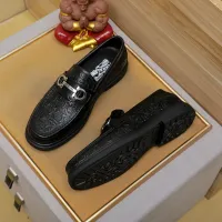 Cheap Salvatore Ferragamo Leather Shoes For Men #1408691 Replica Wholesale [$88.00 USD] [ITEM#1408691] on Replica Salvatore Ferragamo Leather Shoes