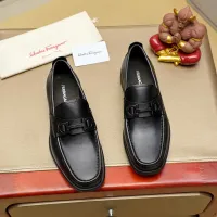 Cheap Salvatore Ferragamo Leather Shoes For Men #1408693 Replica Wholesale [$85.00 USD] [ITEM#1408693] on Replica Salvatore Ferragamo Leather Shoes
