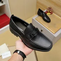 Cheap Salvatore Ferragamo Leather Shoes For Men #1408693 Replica Wholesale [$85.00 USD] [ITEM#1408693] on Replica Salvatore Ferragamo Leather Shoes