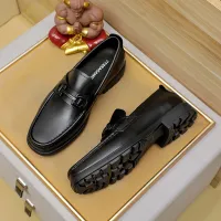 Cheap Salvatore Ferragamo Leather Shoes For Men #1408693 Replica Wholesale [$85.00 USD] [ITEM#1408693] on Replica Salvatore Ferragamo Leather Shoes