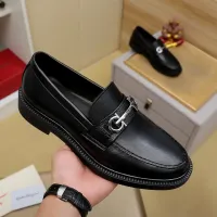 Cheap Salvatore Ferragamo Leather Shoes For Men #1408694 Replica Wholesale [$88.00 USD] [ITEM#1408694] on Replica Salvatore Ferragamo Leather Shoes