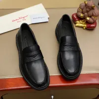 Cheap Salvatore Ferragamo Leather Shoes For Men #1408696 Replica Wholesale [$88.00 USD] [ITEM#1408696] on Replica Salvatore Ferragamo Leather Shoes