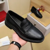 Cheap Salvatore Ferragamo Leather Shoes For Men #1408696 Replica Wholesale [$88.00 USD] [ITEM#1408696] on Replica Salvatore Ferragamo Leather Shoes
