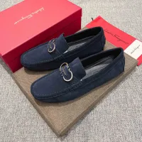 Cheap Salvatore Ferragamo Leather Shoes For Men #1408697 Replica Wholesale [$80.00 USD] [ITEM#1408697] on Replica Salvatore Ferragamo Leather Shoes