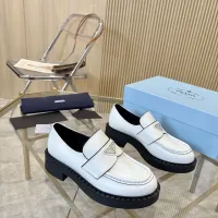 Cheap Prada Leather Shoes For Women #1408699 Replica Wholesale [$100.00 USD] [ITEM#1408699] on Replica Prada Leather Shoes