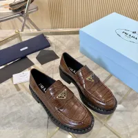 Cheap Prada Leather Shoes For Women #1408701 Replica Wholesale [$100.00 USD] [ITEM#1408701] on Replica Prada Leather Shoes