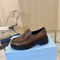 Cheap Prada Leather Shoes For Women #1408701 Replica Wholesale [$100.00 USD] [ITEM#1408701] on Replica Prada Leather Shoes