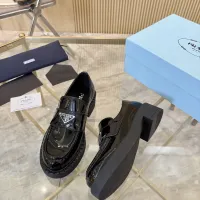 Cheap Prada Leather Shoes For Women #1408705 Replica Wholesale [$100.00 USD] [ITEM#1408705] on Replica Prada Leather Shoes