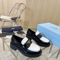 Cheap Prada Leather Shoes For Women #1408707 Replica Wholesale [$100.00 USD] [ITEM#1408707] on Replica Prada Leather Shoes