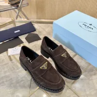 Cheap Prada Leather Shoes For Men #1408708 Replica Wholesale [$105.00 USD] [ITEM#1408708] on Replica Prada Leather Shoes