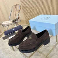 Cheap Prada Leather Shoes For Women #1408709 Replica Wholesale [$100.00 USD] [ITEM#1408709] on Replica Prada Leather Shoes