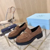 Cheap Prada Leather Shoes For Women #1408711 Replica Wholesale [$100.00 USD] [ITEM#1408711] on Replica Prada Leather Shoes